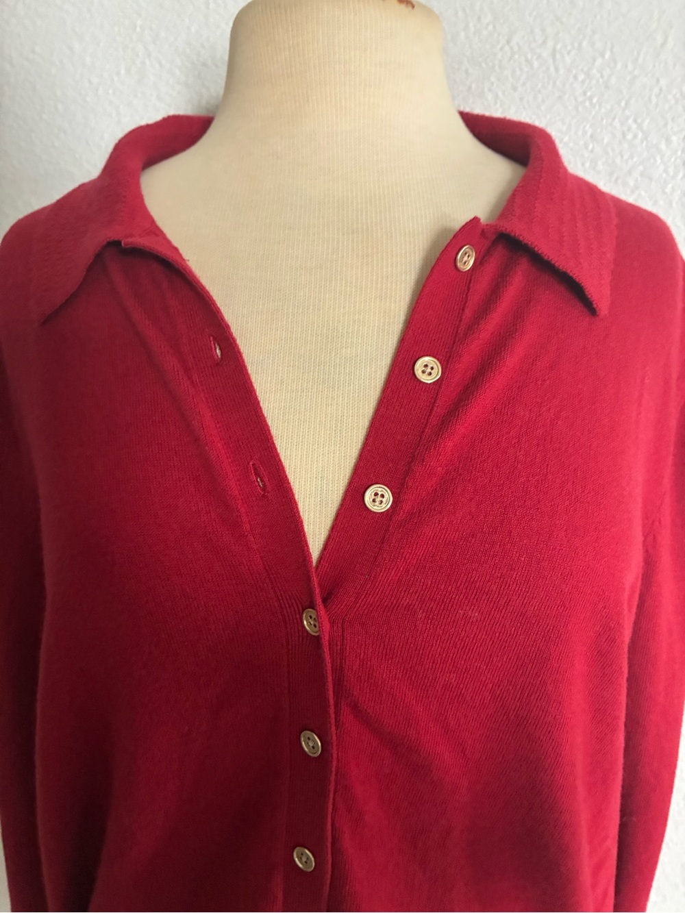 Boden red cardigan - Picture 6 of 8